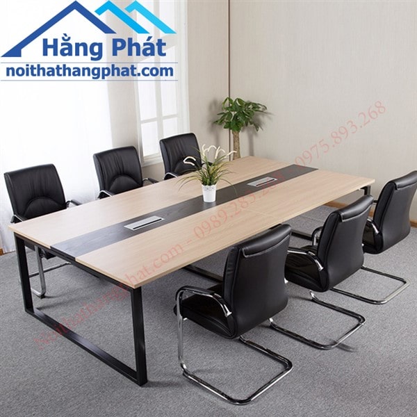 Bàn họp chân sắt 4m8 – BLVHP32